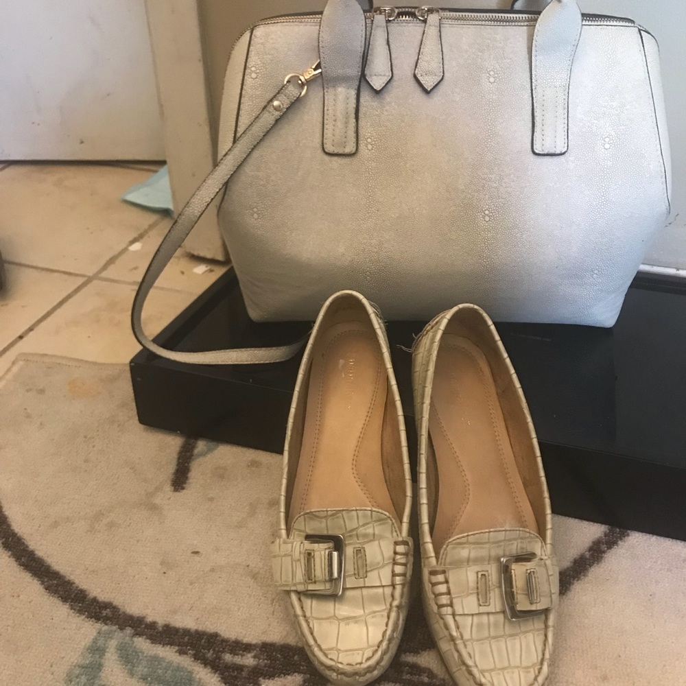 Satchel bag cream